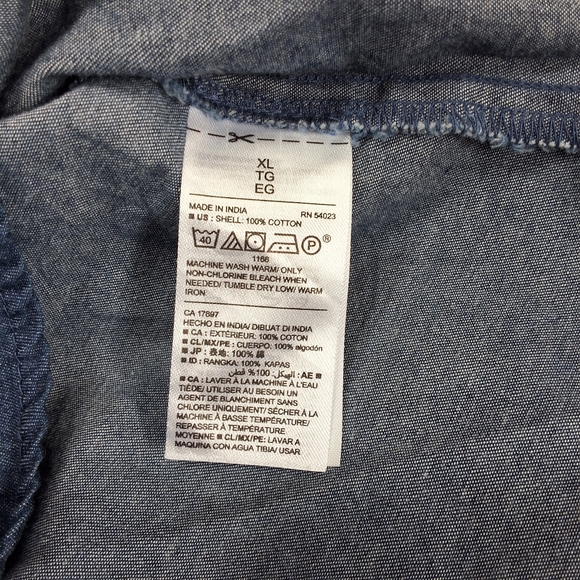 New Old Navy women's Denim sleeveless top size XL - . - Picture 7 of 7